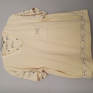 Baa Baa Black Sheep PJ Shorts Top Set L So Cute